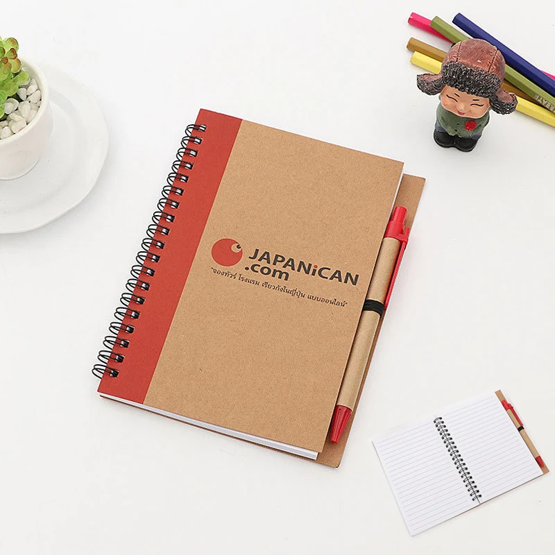 Eco Spiral A5 Notebook with Pen 1