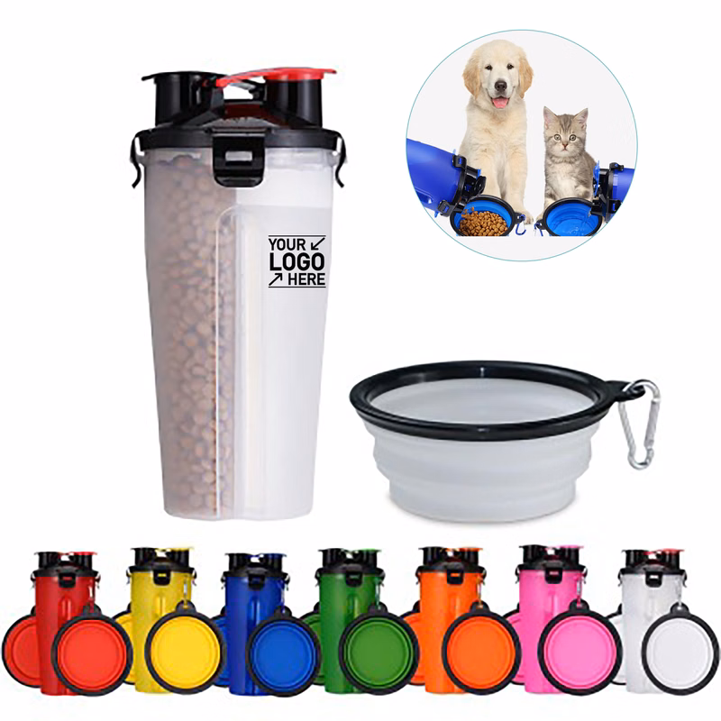 2 in 1 Portable Travel Pets Container