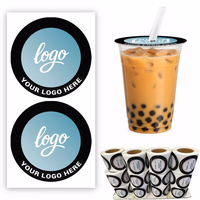 Aluminum Foil Liner Drink Tops Stickers