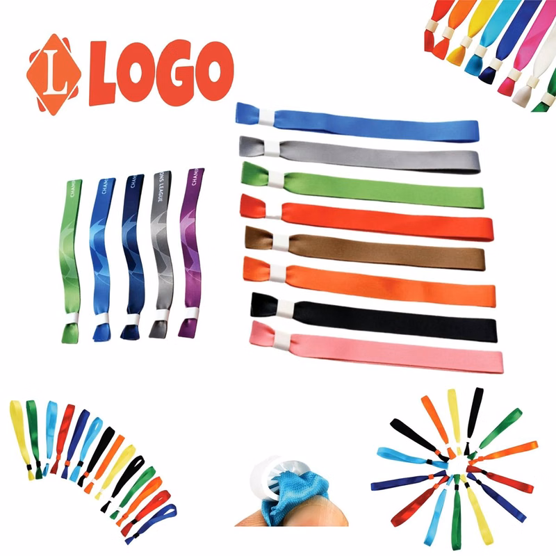 Customizable Disposable Polyester Wristbands