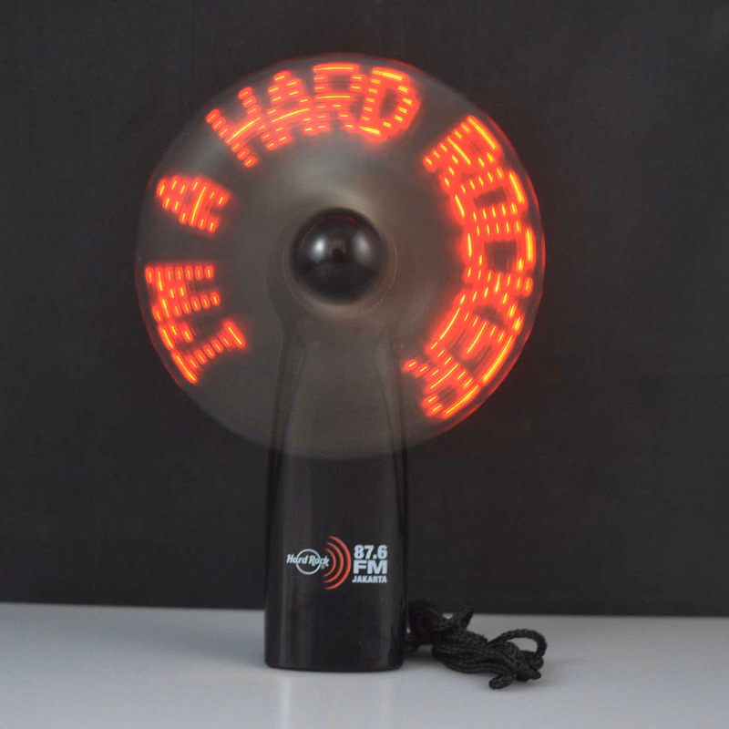 Colorful LED Luminous Flashing Fan