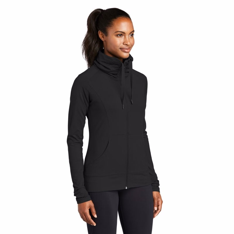 Sport-Tek Women's Sport-Wick Stretch Full-Zip Jacket.