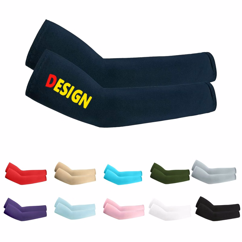 Custom Logo Cooling UV Protection Arm Sleeves