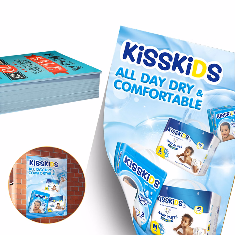 Wall Poster with Adhesive Back Shining / Matt Film