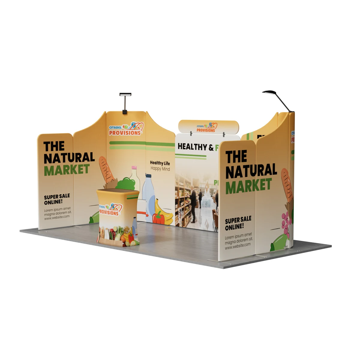 10'x20' Tradeshow Booth Kit - K Kit 1