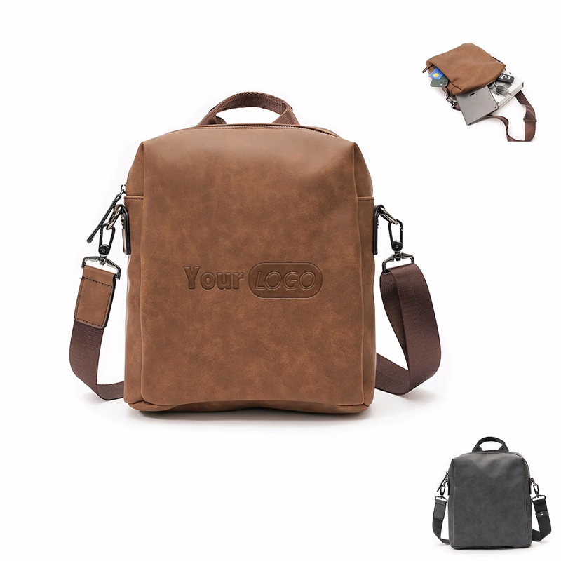 Retro Business Vertical Shoulder Bag