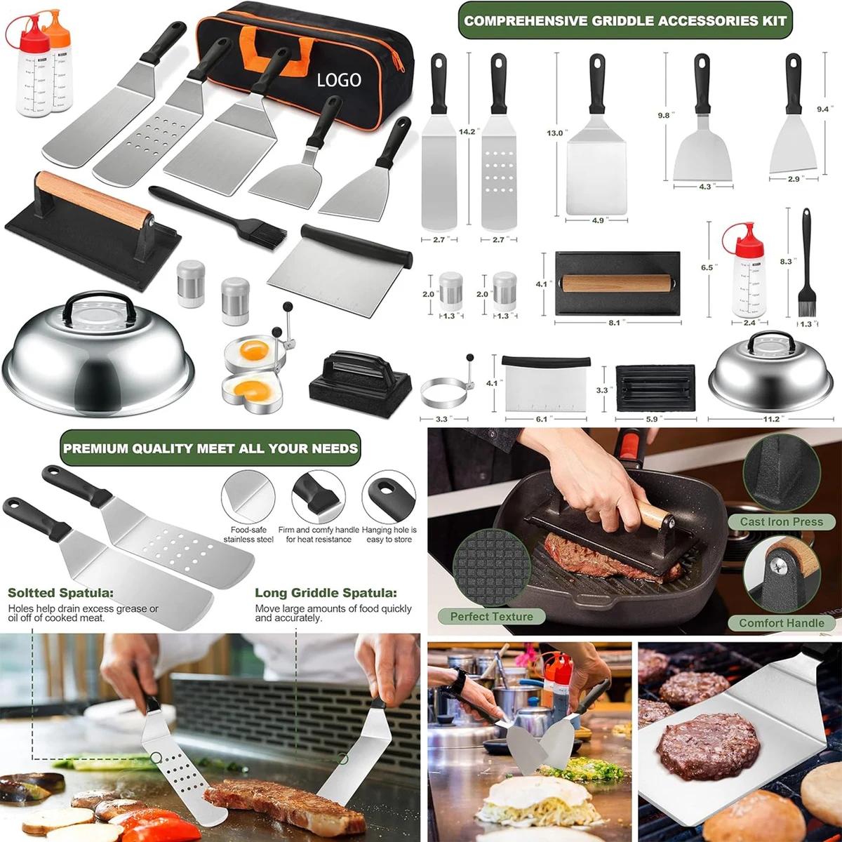 18 Piece BBQ Accessories Set 1