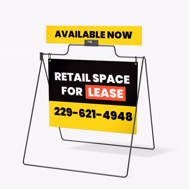 Real Estate A-frame Kit- Banner, Rider & Hardware