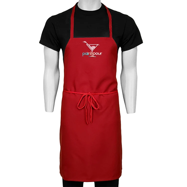27 in. x 31 in. Classic Bib Apron (Embroidery Logo/Text) 1