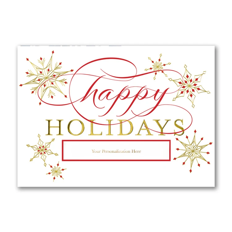 Holiday Snow Card 1