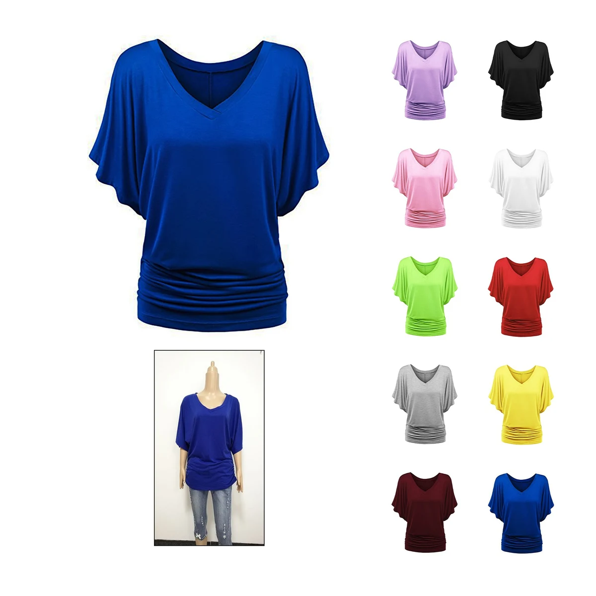 Bat Sleeve Top 1