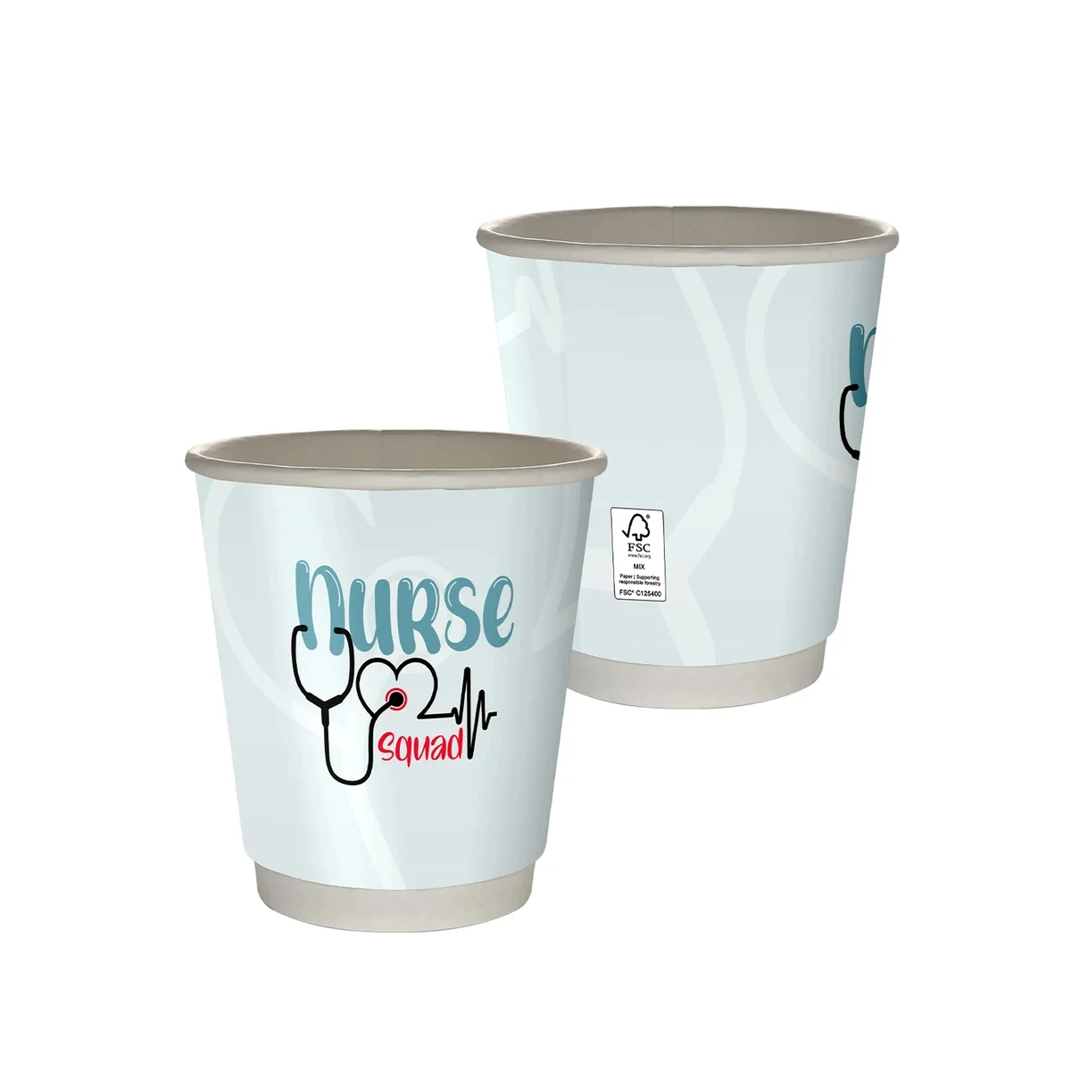 10 oz. Healthcare Full Color Insulated Paper Cup 1