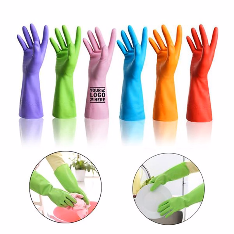 Rubber Kitchen Washing Gloves