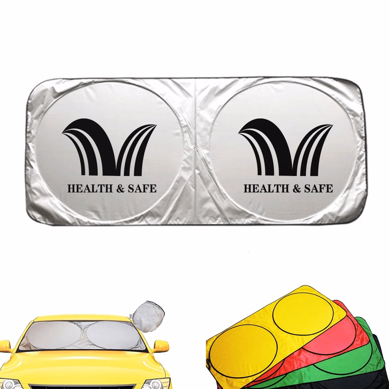 Automotive Window Sunshades w/ Storage Pouch