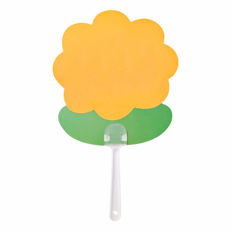 Flower hand fan