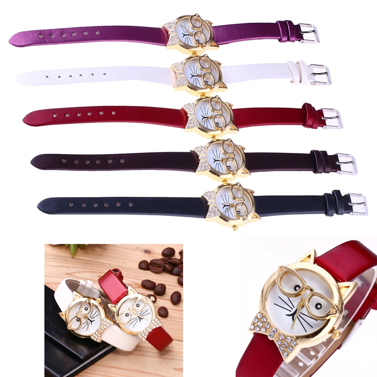 PU Wrist Watch For Girl 1