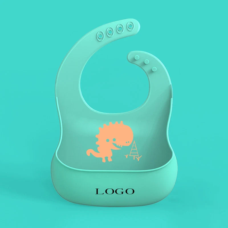 Baby Cartoon Silicone Bib 1