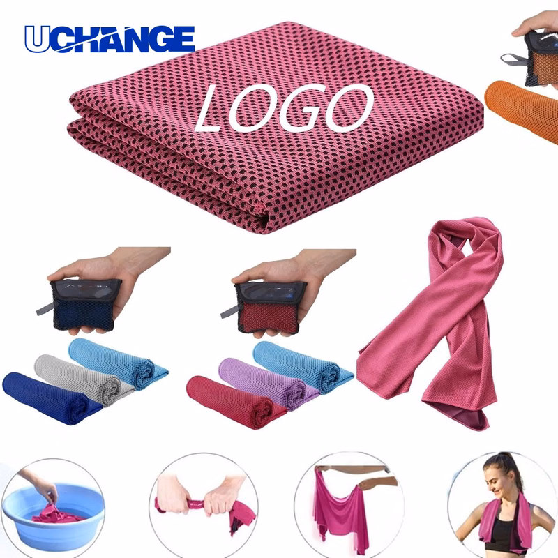 Cooling Towel in Carry Pouch Portable Sports Cooling Solution