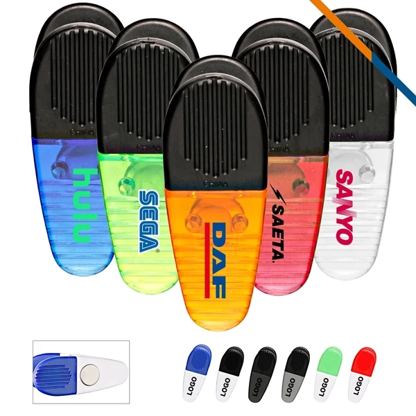 Custom Magnetic Memo Clip with Heavy-Duty Spring Grip — Fridge & Office Organizer 1