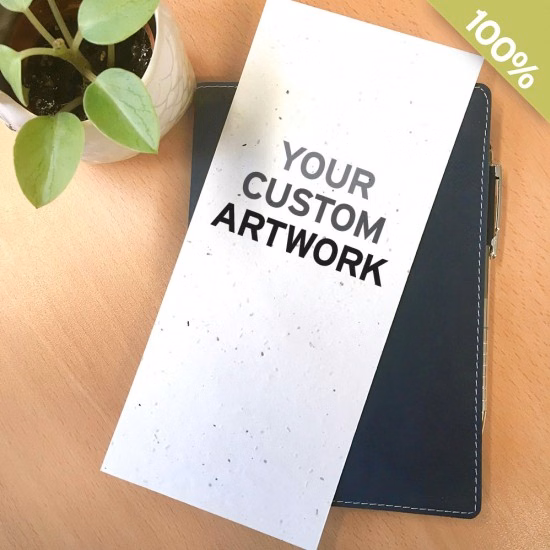 Single-Sided 4 x 9" Seed Paper Panel Cards