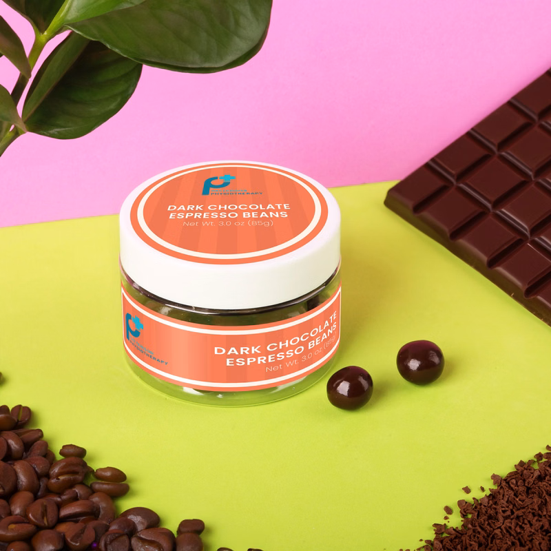 Dark Chocolate Espresso Beans : Small Jar