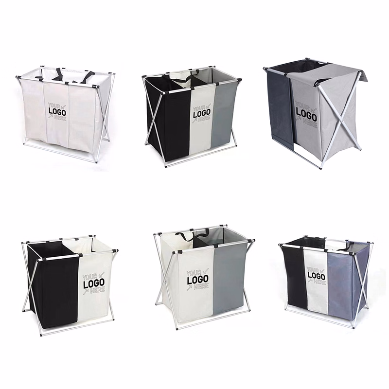 135L Laundry Cloth Hamper Sorter Basket Bag