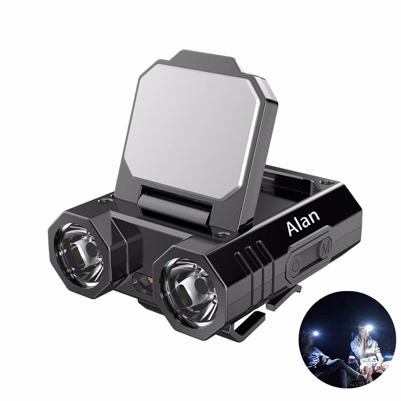 Hat clip light sensor headlight