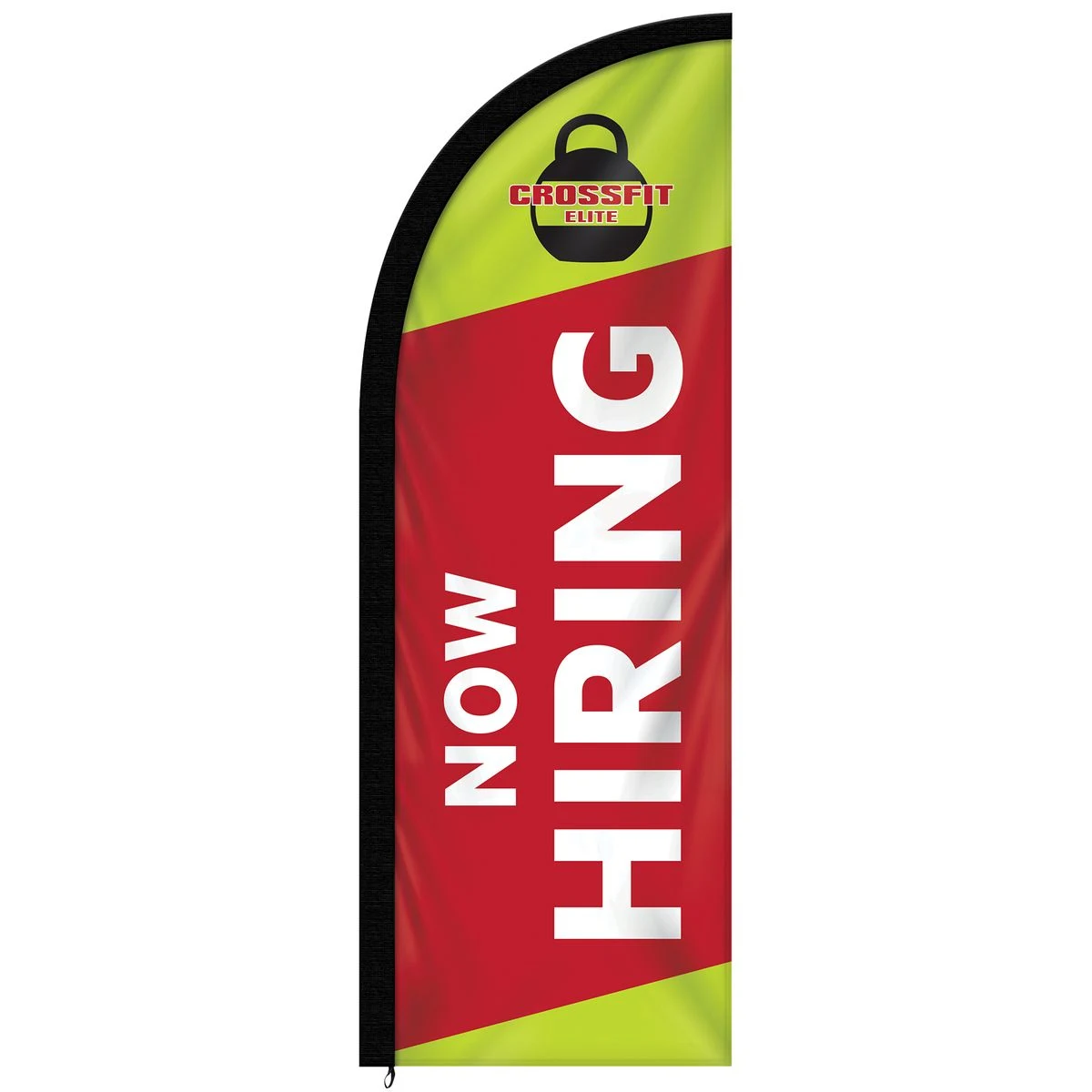 6' Single Reverse Custom Portable Half Drop Banners 1