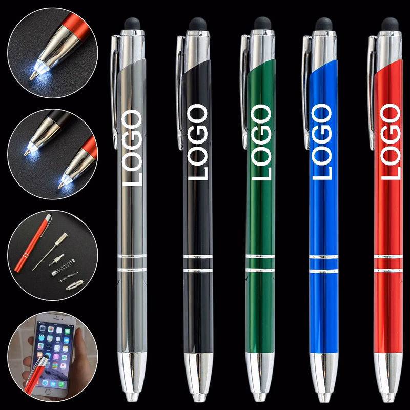 3 In 1 LED Stylus Ballpoint Pen