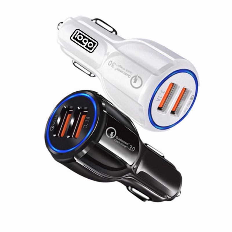 Quick Charge 3.0 Adapter Dual USB Fast Car Charger