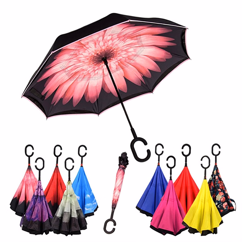 Inverted Umbrella Double Layer Windproof