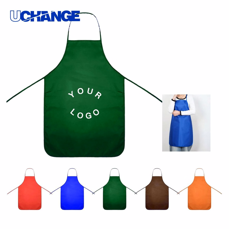 Customizable Cotton Apron with Adjustable Straps for Events