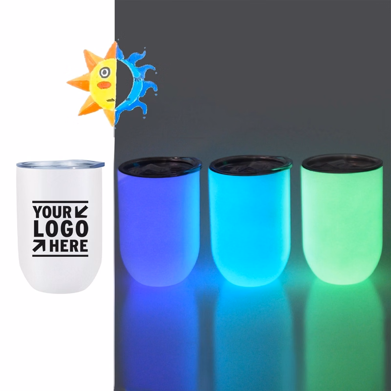 12 Oz Stainless Steel Vacuum Insulated Luminous Bottle