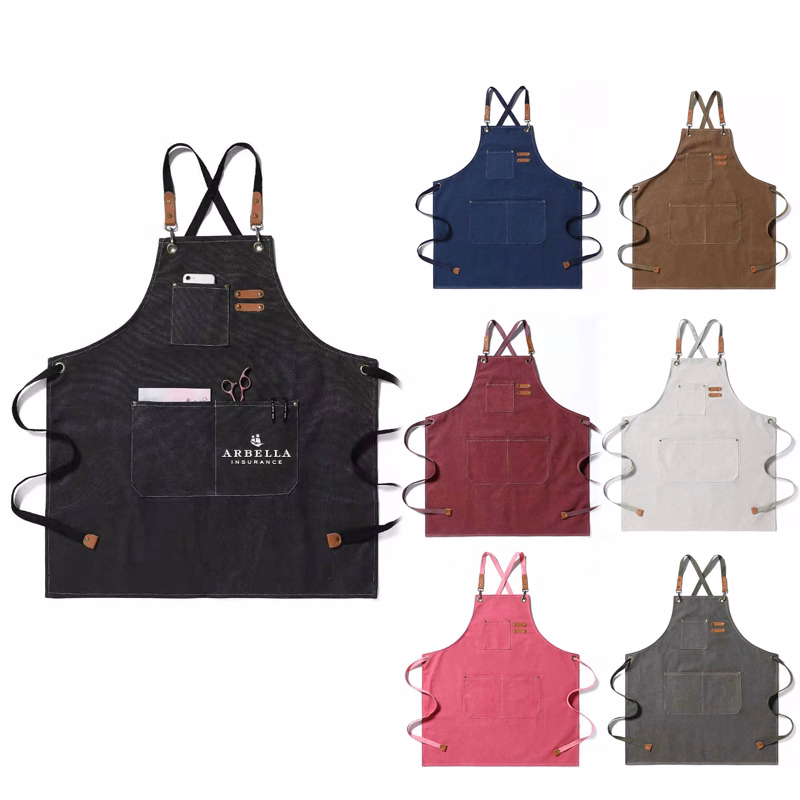 Kitchen Apron w/ Custom Imprint & Adjustable Strap