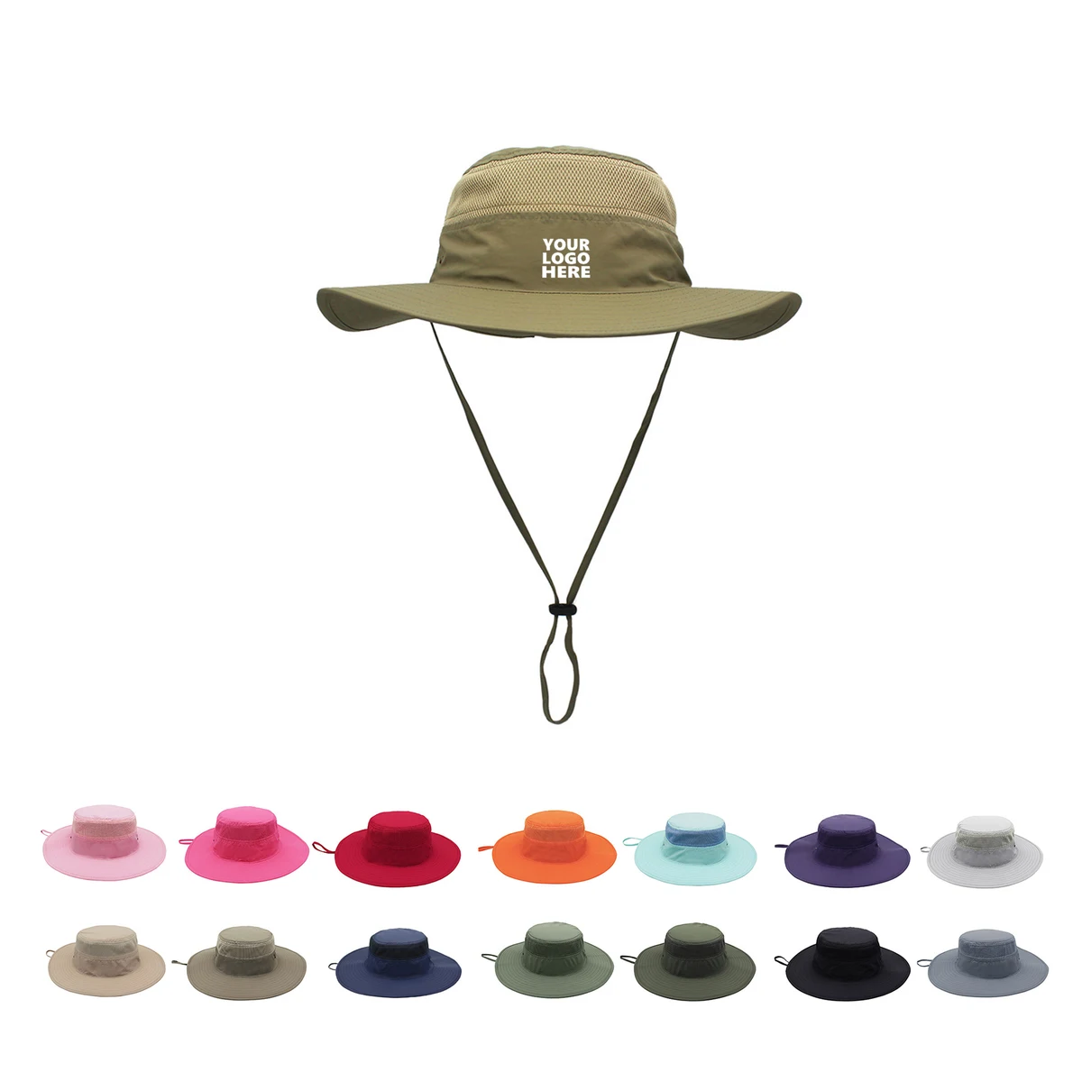 Colorful Sun Hat Quick-Drying Wide Brim Fisherman Hat 1