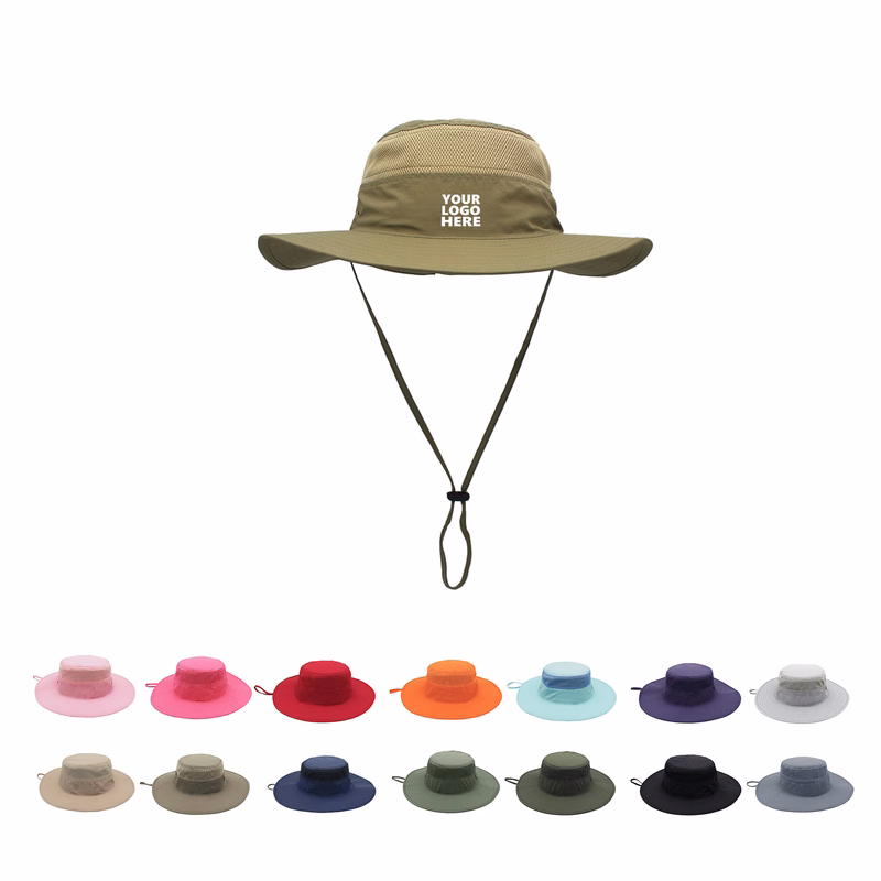 Colorful Sun Hat Quick-Drying Wide Brim Fisherman Hat