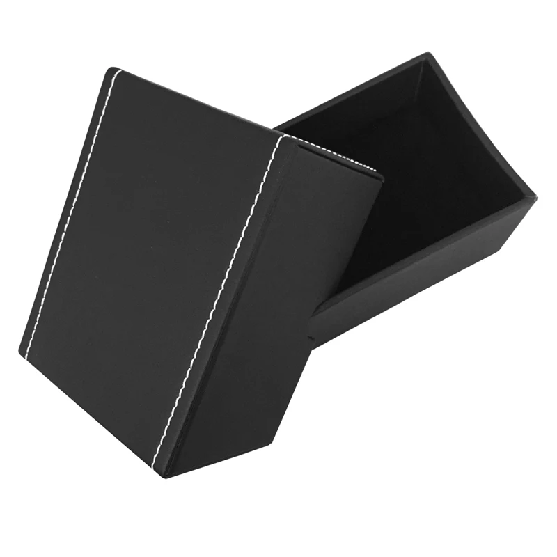 WCP16 Black Leatherette 2-Piece Gift Box 1
