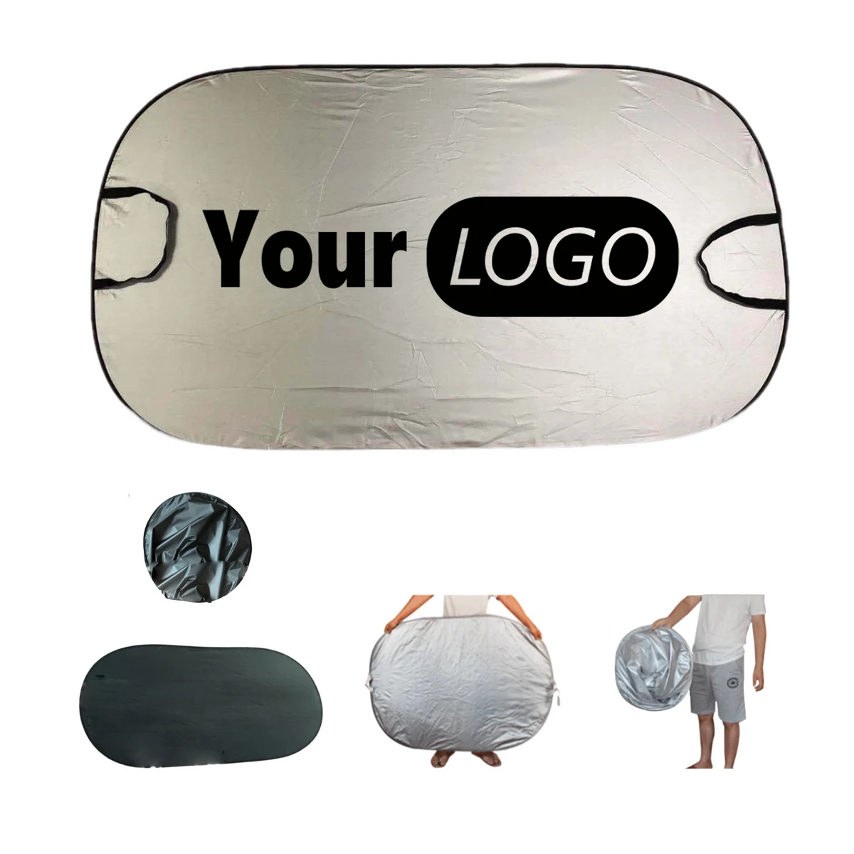 55.1 Inch Reflective Car Windshield Sun Shade 1