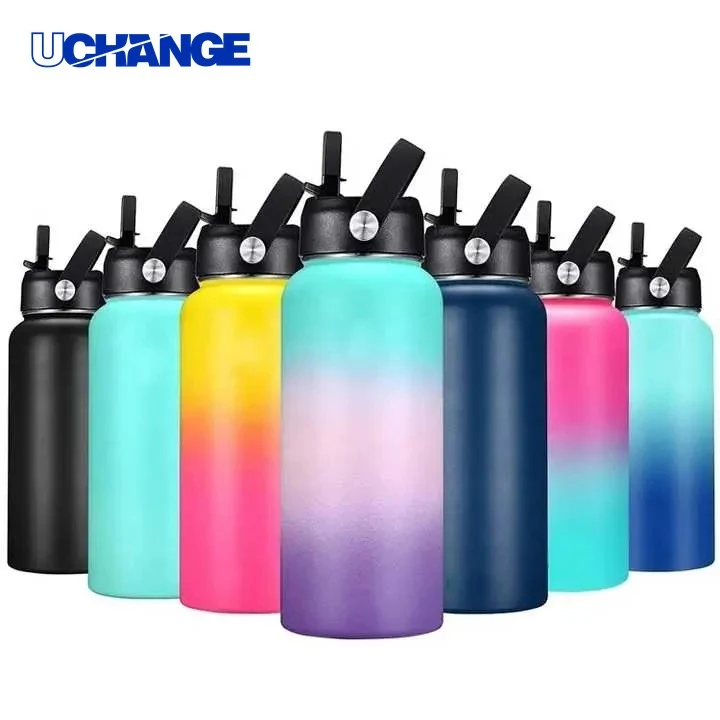 32oz Vacuum-Insulated Stainless Steel Water Bottle for Sports & Outdoor Use, custom water bottle with logo imprint 1