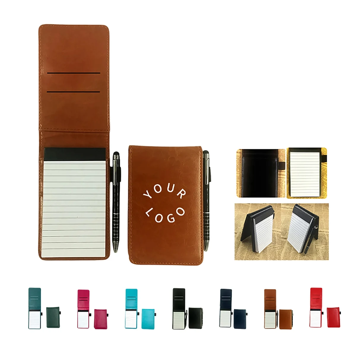 Memo Pad Card Holder PU 1