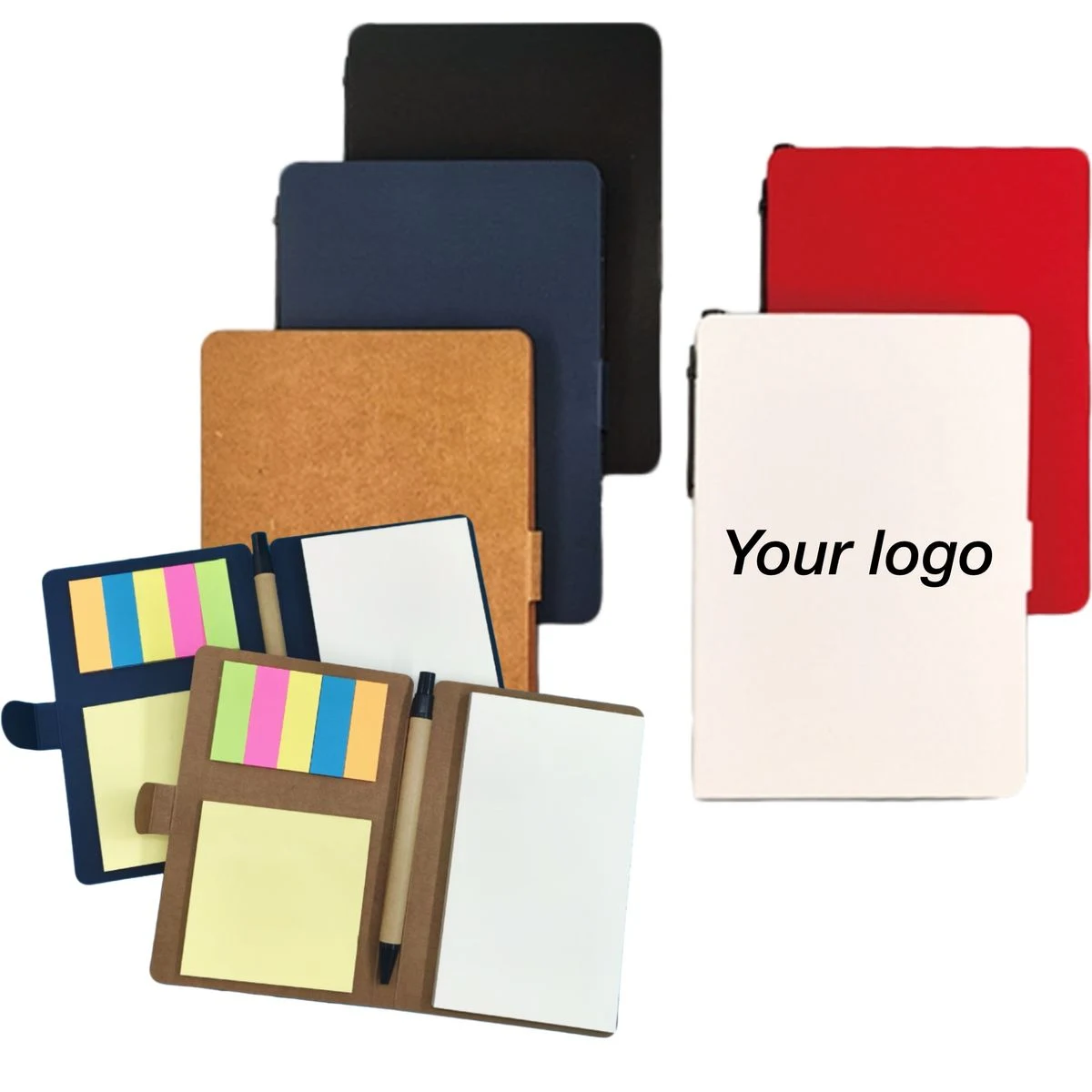 Custom Logo Kraft Notepad Set 1
