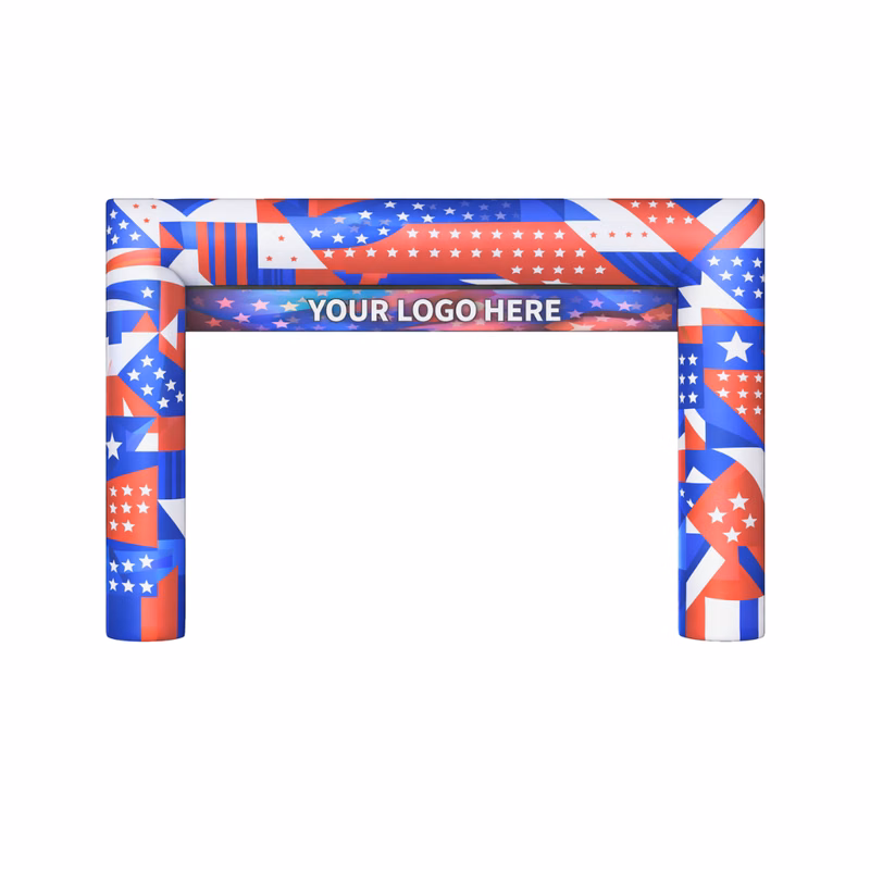 30' Cold Air Arch Square w/ Banner
