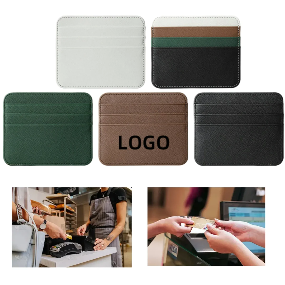 Ultra Thin Double-sided Leather Card Sleeve 1