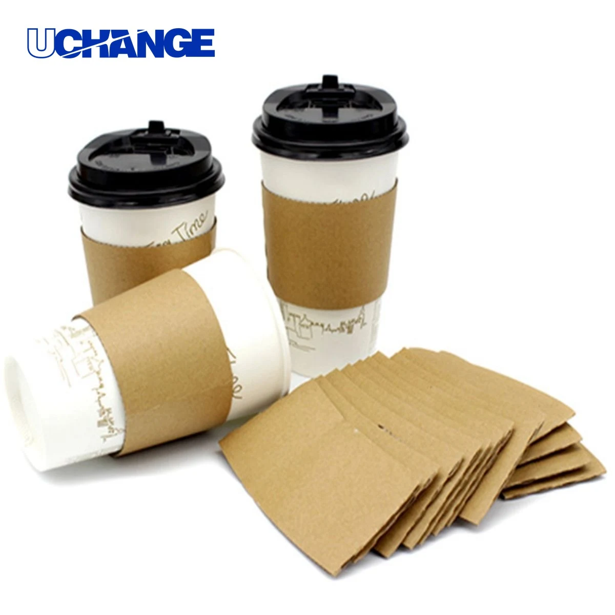 Cowhide Insulated Cup Holder Sleeve, custom koozie with logo imprint 1