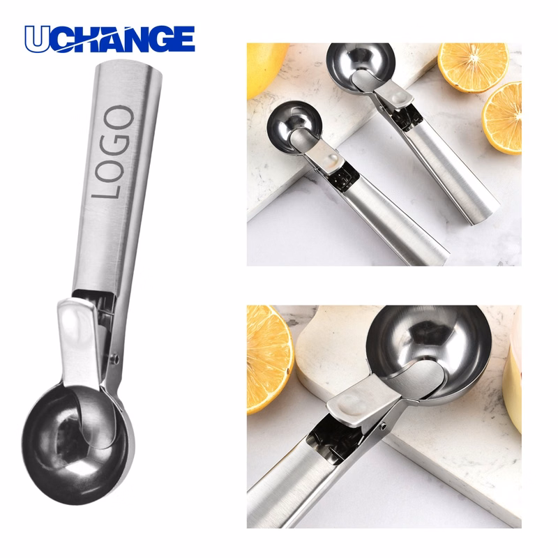 Smooth Stainless Steel Ice Cream Scoop