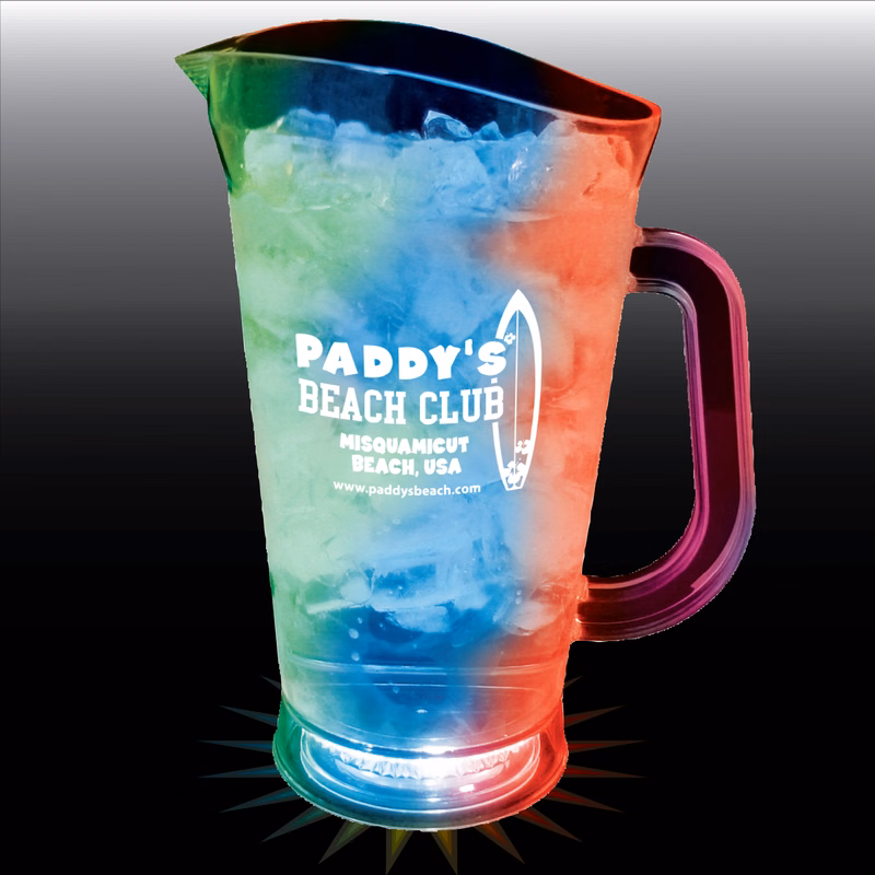 70oz 3-Light Textured Plastic Beer Pitcher with Handle