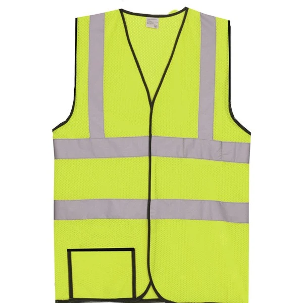 Polyester Yellow Mesh Safety Vest SV159 1