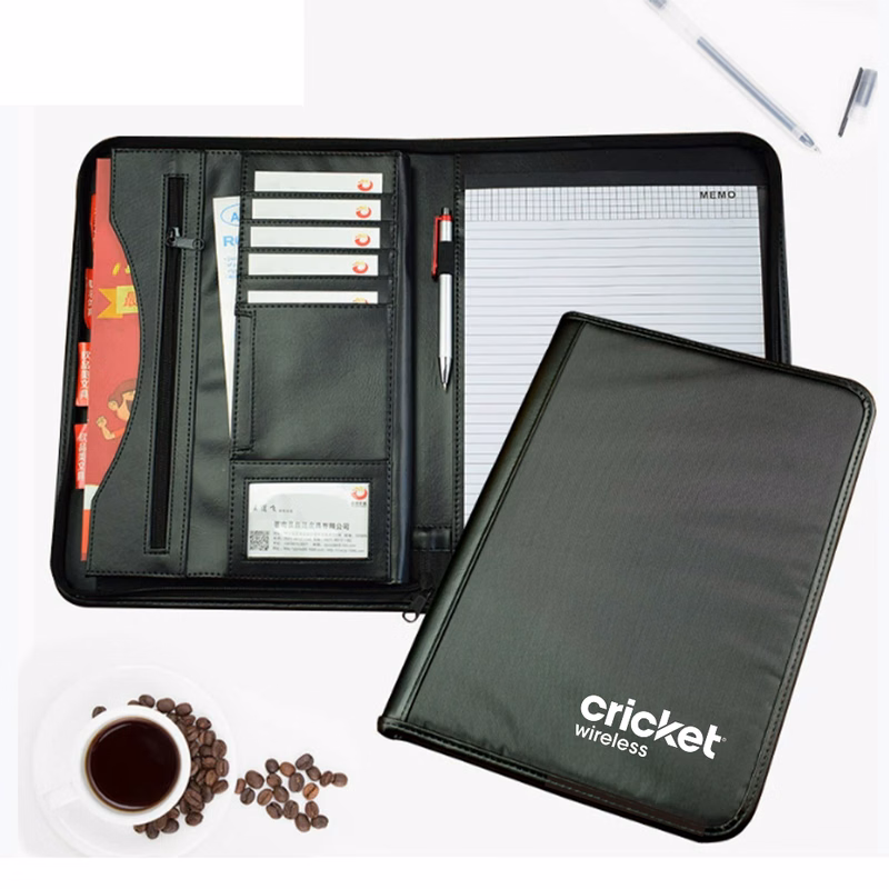 Multifunctional Storage Folder A4 Notebook Zipper Bag
