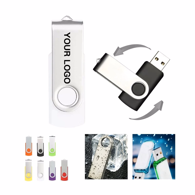 Metal Swivel USB Drive for Secure File Transfer