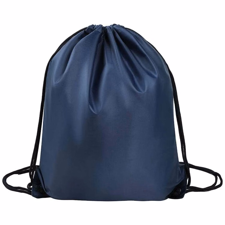 Navy Drawstring Bag 17"